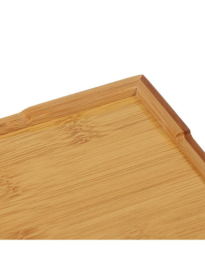 Поднос бамбук, 40х28 см, прямоугольный, с ручками, Y4-7926