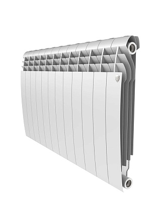 Радиатор биметалл, 500х90 мм, Royal Thermo, BiLiner/Bianco Traffico, 12 секций