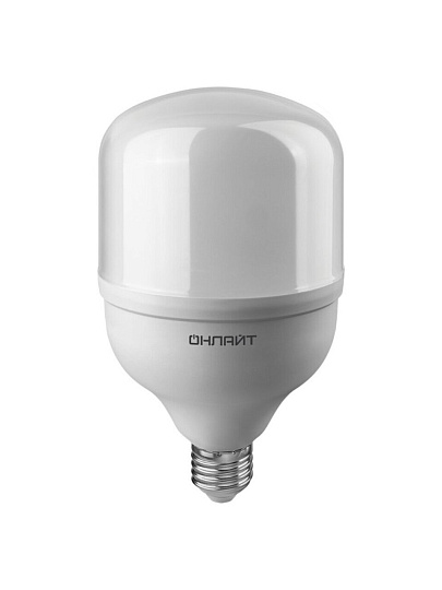 Лампа светодиодная E27-E40, 40 Вт, 400 Вт, цилиндрическая, 4000 К, нейтральный белый свет, Онлайт, 82902
