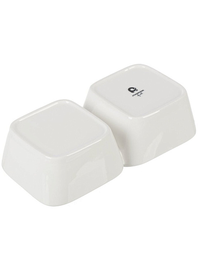 Менажница для сервировки, фарфор, 21.2х10.6х5.3 см, 2 секции, Atmosphere, Menage, AT-K3649