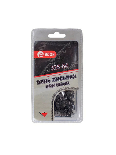 Цепь пильная Edon, 325-1.5-64, шаг цепи 0.325 '', 1.5 мм, 64 звена, 38 см (15'') см, 15604