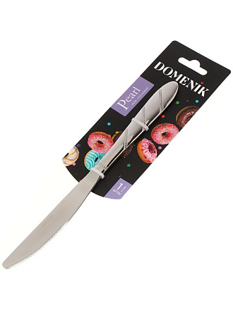 Нож нержавеющая сталь, столовый, Domenik, Pearl, DMC063