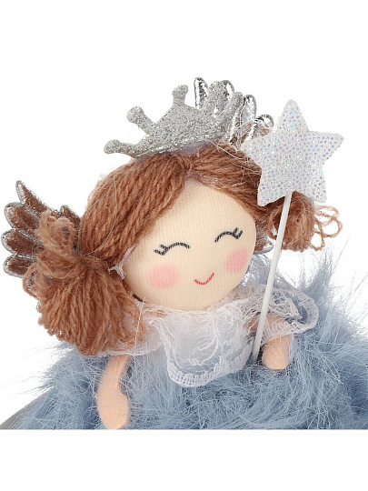 Фигурка декоративная Принцесса, 20 см, серо-голубая, Y4-9409