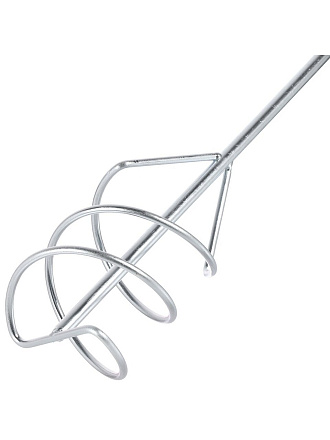 Насадка-миксер для красок и строительных смесей, круглые лопасти, диаметр 100х600х10 мм, оцинкованная, SDS-Plus, Bartex, 4250Z2