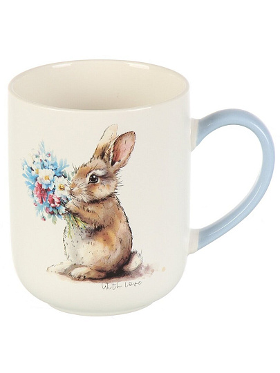Кружка фарфор, 400 мл, Bunny, GC2503