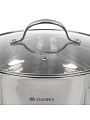Кастрюля нержавеющая сталь, 1.9 л, крышка стекло, Daniks, Элегант, GS-01338-16CA-2, индукция - фото 10
