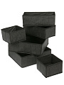 Кофр для хранения, складной, 6 шт, черная клетка, 29х29х11-2, 28х13.5х9.8-2, 15х15х10-2, A190050 - фото 3