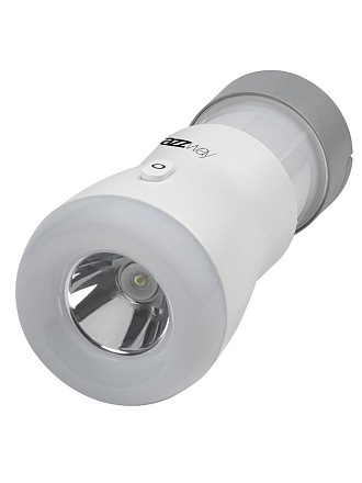 Фонарь-светильник встроенный аккумулятор, JazzWay, Accu5-L1W/L10/L14-wh, зарядка от USB, ABS-пластик, IP20, 8.2х8.2х14.6 см, 5048850