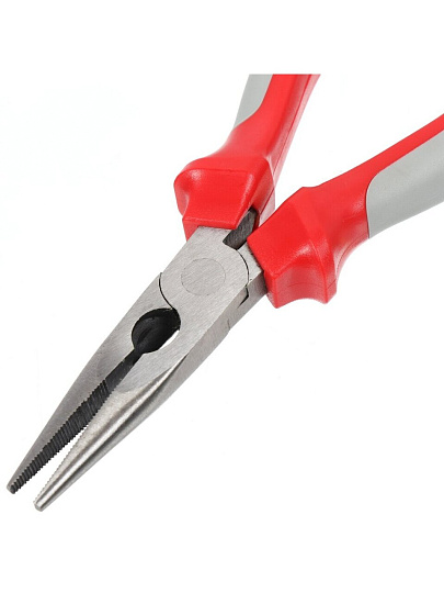 Тонкогубцы 160 мм, прямые, двухкомпонентный, углеродистая сталь, Bartex, Стандарт, 913016