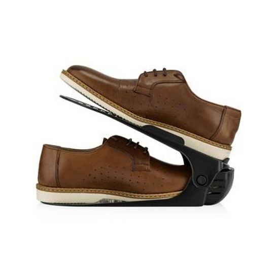 Подставка для обуви для обуви, пластик, 1 секция, 30х11х18 см, регулируемая, DDStyle, Дюна, 0804/08005