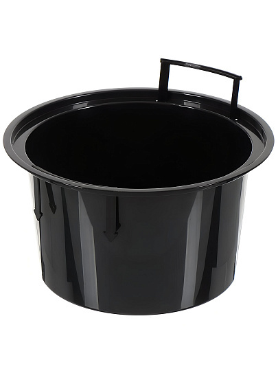 Горшок для цветов пластик, 42 л, 34х63 см, со вставкой, белый, Idea, Мозаика, М 3410