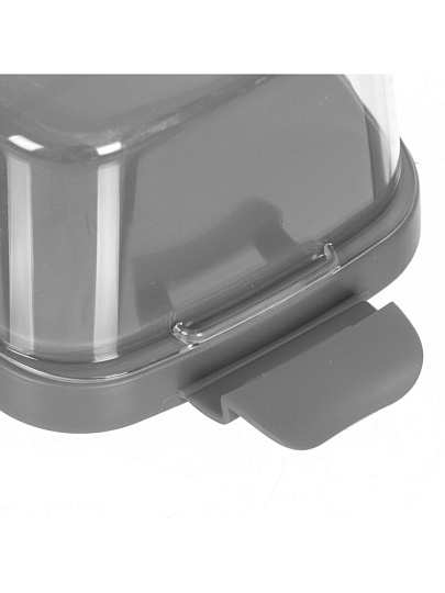 Масленка пластик, пыльно-серая, Martika, Летиция, С322ПСЕР