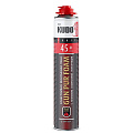 Пена монтажная KUDO, Fire Proof 45+, профессиональная, 45 л, 1 л, 900 г, огнестойкая, всесезонная, KUPPF10U45+