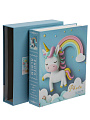 Фотоальбом 80 фото, фото 10х15 см, 20 листов, полимер, 23х19х5 см, в ассортименте, Единорожек, Y4-11092 - фото 4