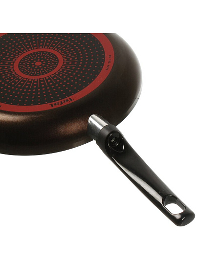 Сковорода алюминий, 26 см, антипригарное покрытие, Tefal, Easy Plus, 042 37 124