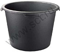 Таз пластик, 40 л, круглый, с ручкой, строительный - фото 2