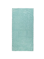 Полотенце банное 60х120 см, 100% полиэстер, корал-флис, зеленое, Китай, A160107 - фото 3