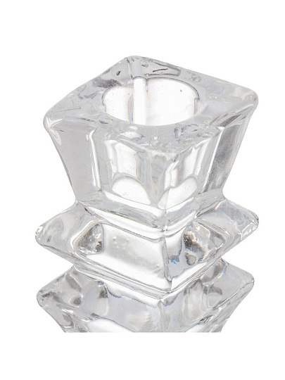 Подсвечник декоративный стекло, 1 свеча, 7х16 см, Y6-10437/A020058