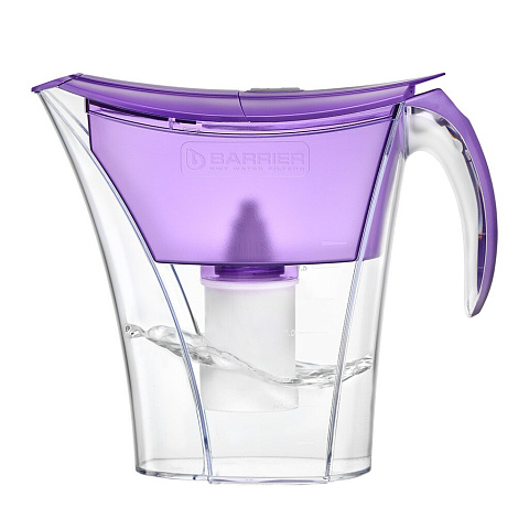 Фильтр-кувшин Барьер, Смарт, для холодной воды, 1 ступ, 3.3 л, фиолетовый, В07КР00