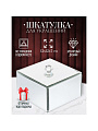 Шкатулка для украшений, стекло, 12х12х7 см, с зеркалом, Y6-2092