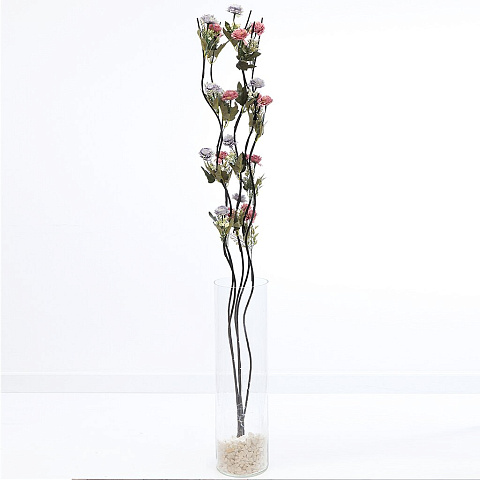 Цветок искусственный декоративный Тинги Композиция, 150 см, сиреневый