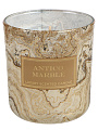 Свеча ароматизированная, 9х8х8 см, в стакане, Bartek Candles, Мрамор золотой и Антико, 150 гр - фото 3