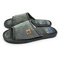 Тапки для мужчин, серые, р. 42-43, закрытые, 160-015-12