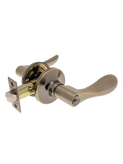 Защелка Apecs, 0891-01-AB, 00012861, с фиксатором, с ключом, ЦАМ, бронза