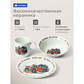 Набор посуды керамика, 3 шт, Пожарная машина, тар. 18см, сал. 15см,круж. 230мл, Daniks - фото 7