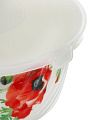 Салатник стеклокерамика, круглый, 3 шт, 9 см, 14. 16. 19 см, 0.5, 0.8, 1.4 л, с крышкой, Алый мак, Daniks - фото 11