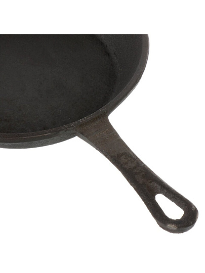 Сковорода чугун, 20 см, Гурман, DavrMetall, с литой ручкой, индукция