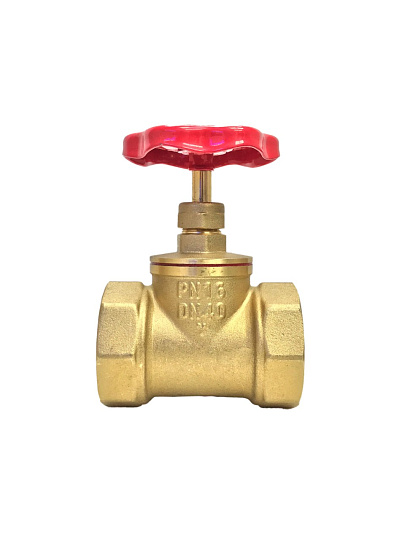 Вентиль г-г, латунь, DN 40, 15Б1п, Ciao, STI