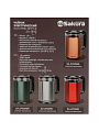 Чайник электрический Sakura, SA-2742MGL, 1.8 л, 1800 Вт, скрытый нагревательный элемент, стекло, нержавеющая сталь, пластик - фото 4