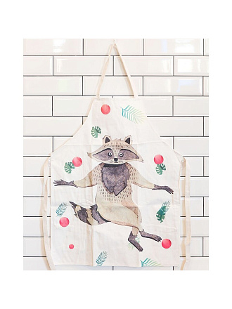 Фартук 69х84 см, 100% полиэстер, без кармана, Енот, Y3-843