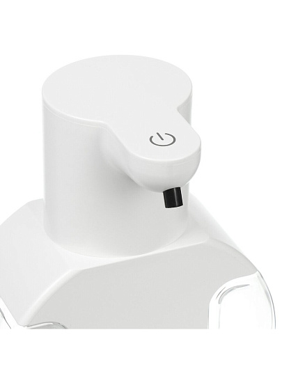 Дозатор для жидкого мыла, сенсорный, пластик, 12.6х9.2х17.3 см, белый, A350049