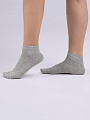 Носки для женщин, хлопок, Clever, меланж серые, р. 25, укороченные, L2002 - фото 2
