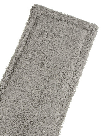 Швабра плоская, микрофибра, 120х43х13 см, серая, телескопическая ручка, светло-серая, Марья Искусница, FL1M