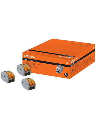 Клемма СК-412, соединительная, пластик, 2.5 мм², TDM Electric, SQ0527-0001