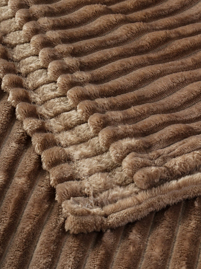 Плед 200х240 см, микрофибра, 100%пэ, 280г, Silvano, Неаполь, мокко