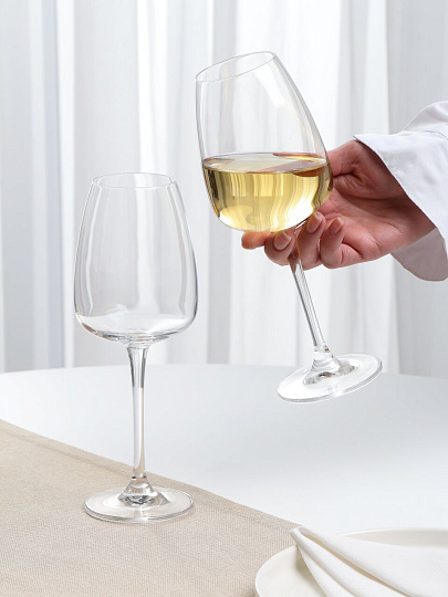 Бокал для вина, 440 мл, стекло, 6 шт, Bohemia, Anser, 91L/1SF00/0/00000/440-664