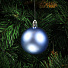 Елочный шар 25 шт, серебро, голубой, белый, 6 см, SYQA-0122332 - фото 4