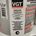 Шпатлевка VGT, акриловая, универсальная, 1.7 кг - фото 4