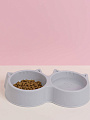 Миска для животных пластик, 400 мл, двойная, Vetta, 27х14.5х5 см, 273-163 - фото 4
