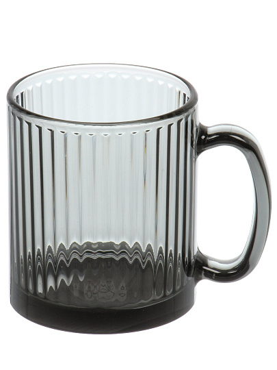 Кружка стекло, 320 мл, Чайная Вертикаль, ОСЗ, 24с2394, графит