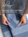 Набор полотенец 2 шт, 50x90, 70x140 см, 100% хлопок, 450 г/м2, Silvano, Рона, синий, Турция - фото 5