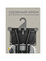 Доска гладильная 114х38 см, подставка для утюга, встроенная розетка, полка для белья, удлинитель 1.8 м, Марья Искусница, серо-желтая, антипригарное покрытие - фото 4