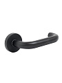 Ручка дверная Стандарт, 0203 SS (60-90) BLACK INOX, 14 872, черная, нержавеющая сталь