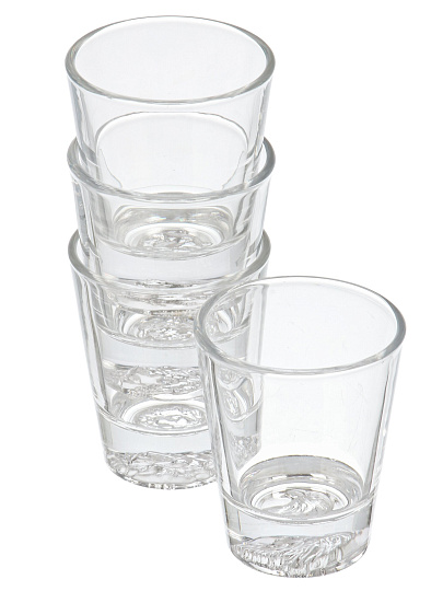 Стопка стекло, 50 мл, 4 шт, Domenik, Spirit Of Animals, DMG002