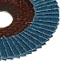 Круг лепестковый торцевой КЛТ1 для УШМ, LugaAbrasiv, диаметр 115 мм, посадочный диаметр 22 мм, зерн ZK40, шлифовальный - фото 3