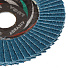Круг лепестковый торцевой КЛТ1 для УШМ, LugaAbrasiv, диаметр 125 мм, посадочный диаметр 22 мм, зерн ZK40, шлифовальный - фото 2